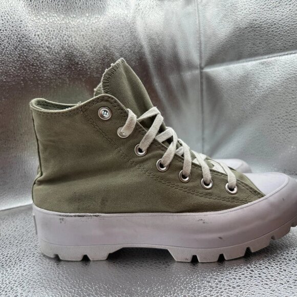 Size 8 Converse Chuck Taylor‎ All Star Womens Hi Lugged Platform Shoes 571114C - Picture 2 of 11